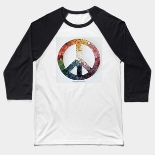 Printed Paper Quilling Art. Peace Sign.Any Occasion gift. Framed Art. Paper cut art Baseball T-Shirt